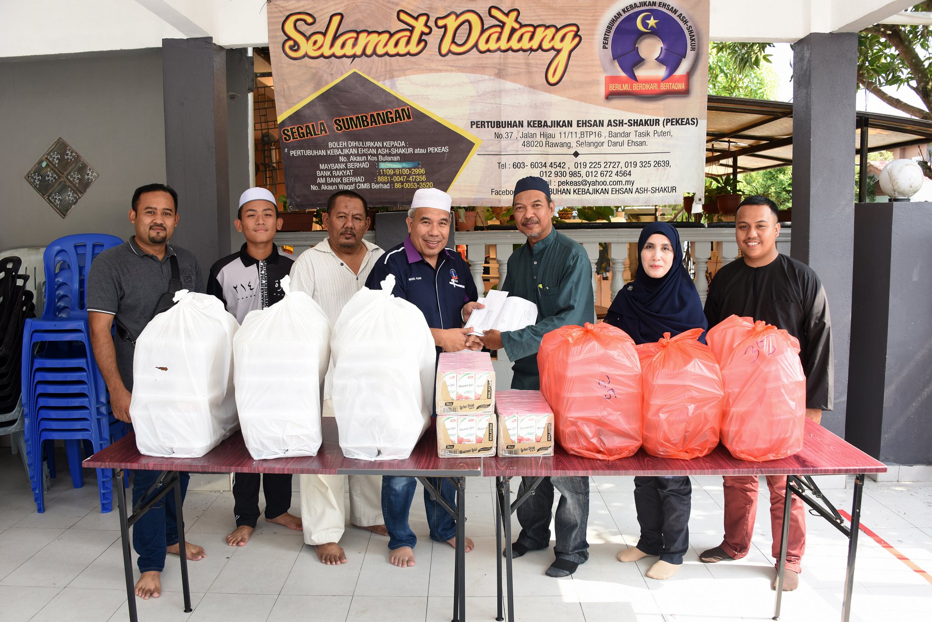 SME Bank sumbang pek makanan kepada Pertubuhan Kebajikan Ehsan Ash-Shakur (PEKEAS), Rawang