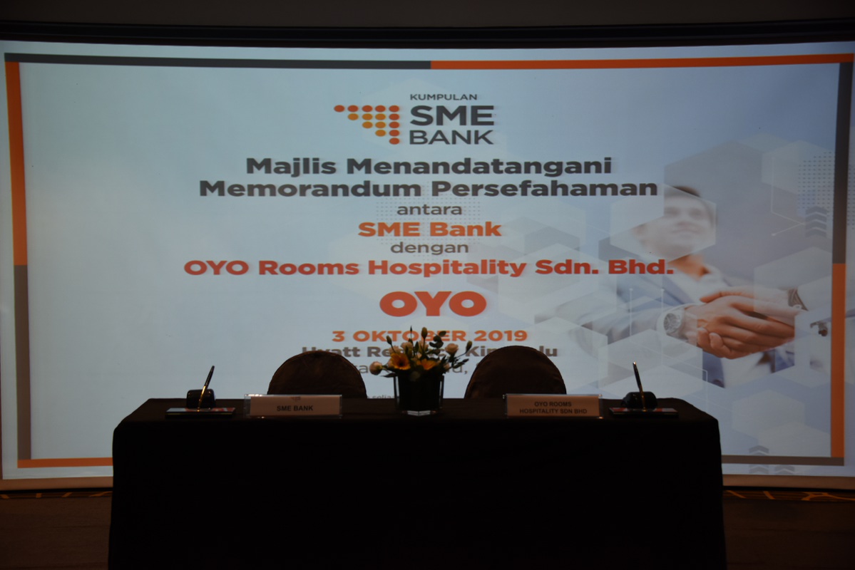 Sabah Regional Centre Outreach Programme & MoU between SME Bank and OYO Rooms Hospitality Sdn Bhd.
